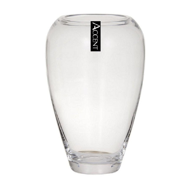 bulk 4 Roselle Glass Vase Flower 24cm.