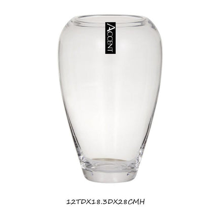 bulk 4 Roselle Glass Vase 28cm.
