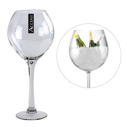 bulk 4 Glass Vase Wine Glass Flower 42cm.