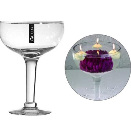 bulk 4 Glass Vase Wine 28cm.