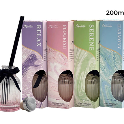 bulk 12 Wellness Fragrance Diffuser 200ml 4 Assorted.