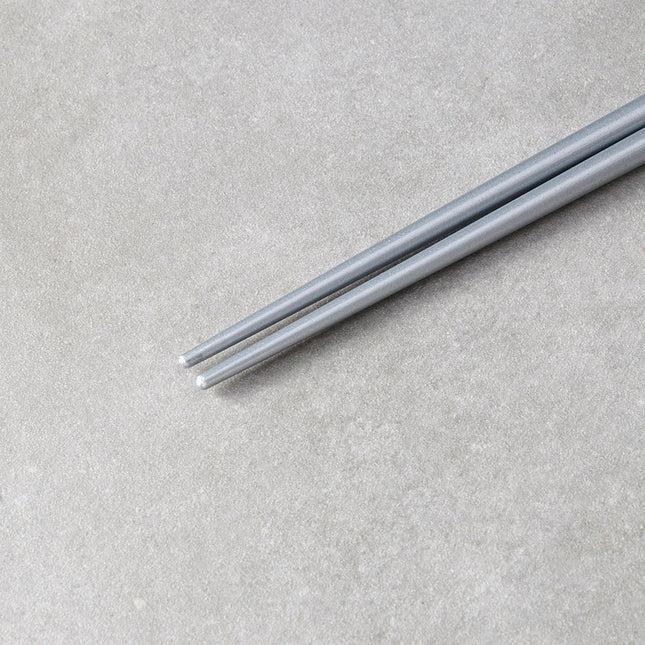 Chopsticks Lacquered Silver & White.