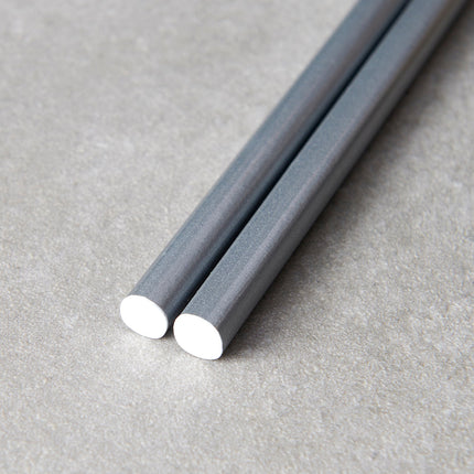 Chopsticks Lacquered Silver & White.