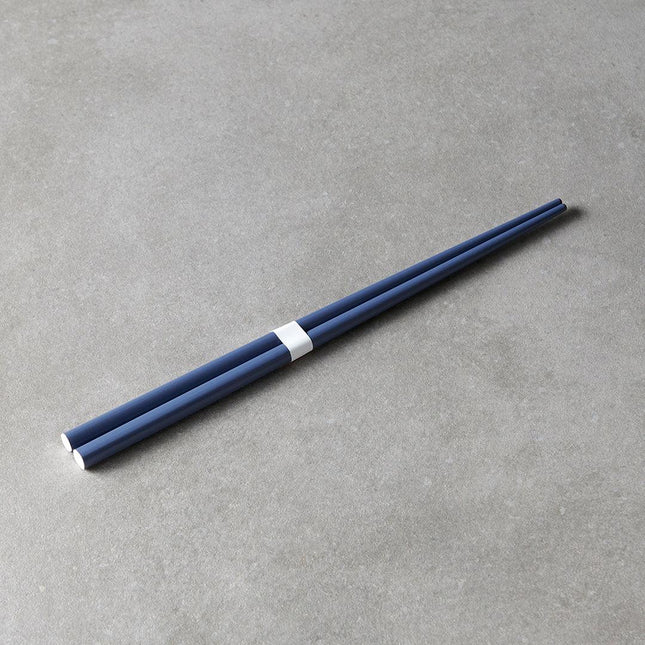 Chopsticks Lacquered Navy & White.