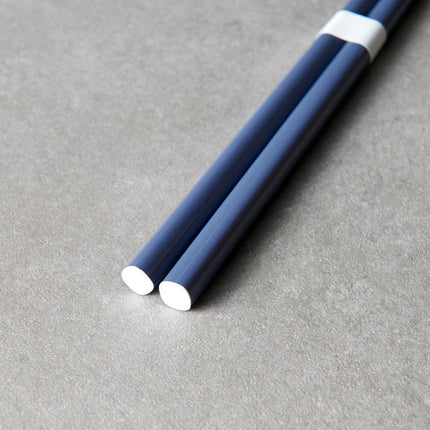 Chopsticks Lacquered Navy & White.