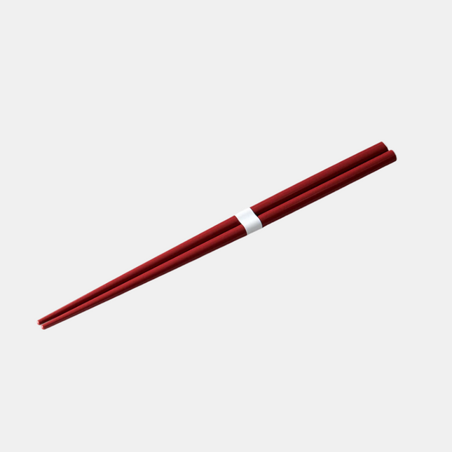 Chopsticks Lacquered Red & White.