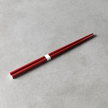 Chopsticks Lacquered Red & White.