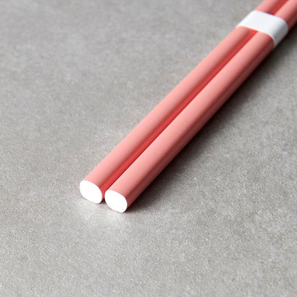 Chopsticks Lacquered Pink & White.