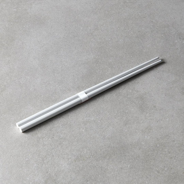 Chopsticks Lacquered Grey & White.