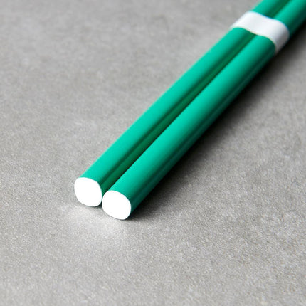 Chopsticks Lacquered Green & White.