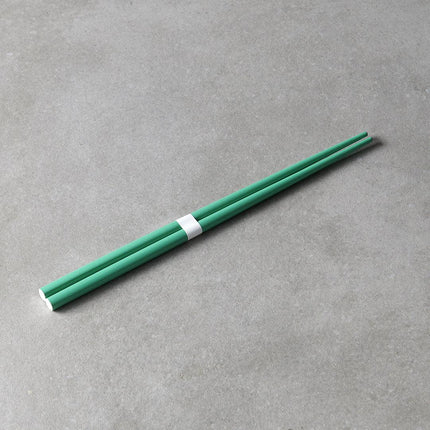 Chopsticks Lacquered Green & White.