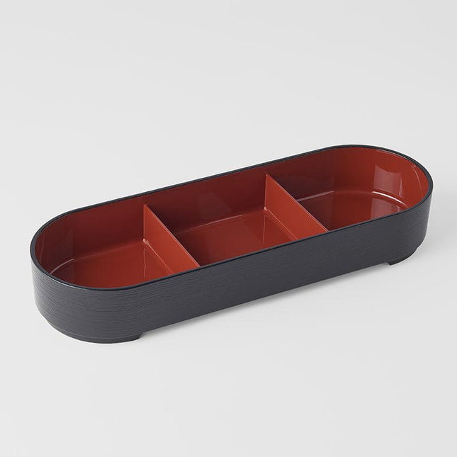 Bento Section Oval 3 Section.
