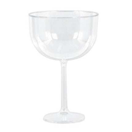 bulk 24 Jumbo Wine Glass Plastic 1.38lt 16x23cm.