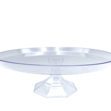 bulk 24 Clear Acrylic Cake Stand 30cm.