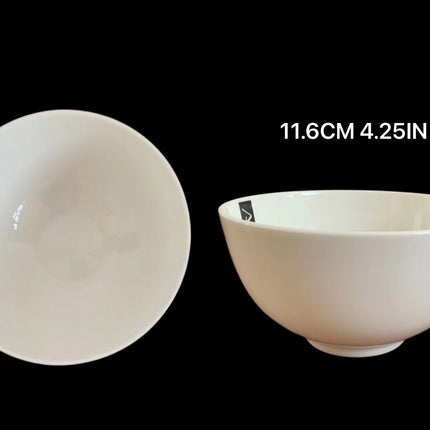 bulk 24 White Fine Bone China Bowl 4.25ln 11cm.