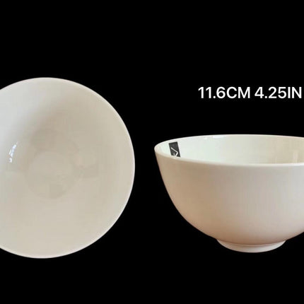bulk 24 White Fine Bone China Bowl 4.25ln 11cm.