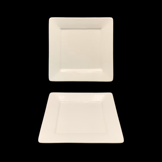 bulk 24 White New Bone China Square Side Plate 15cm.