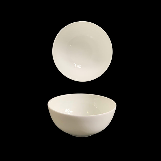 bulk 24 White New Bone China Round Bowl 4.5in 11cm.