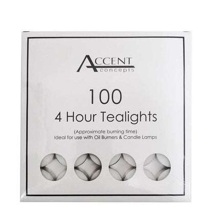 bulk 1000 Accent 4 Hour Tealight Candle.