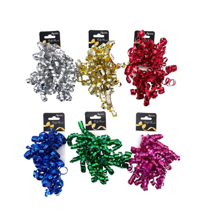 bulk 24 Metallic Curling Ribbon Assort Cols.