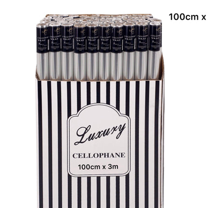 bulk 50 Cellophane 100cmx3m on 38mm Core.