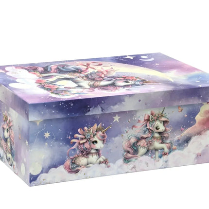 Bulk 2 Unicorn Gift Box Set 18 43x34x16cm
