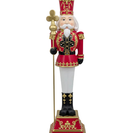 King Of Clubs Nutcracker Mgo 23x23x87cm