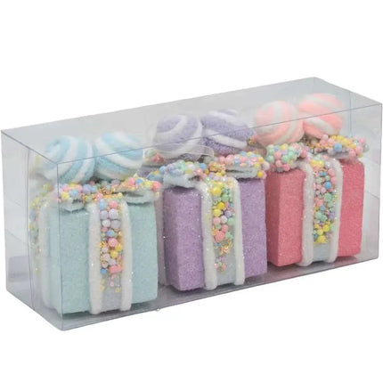 Bulk 8 Xmas Candycane Gift Box pk3 7.5x12cm