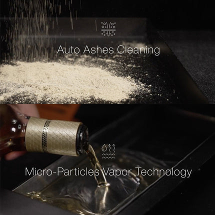 Asmoke AS350 Portable Wood Pellet Grill - Cyder Black.