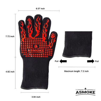 ASMOKE BBQ GLOVES.