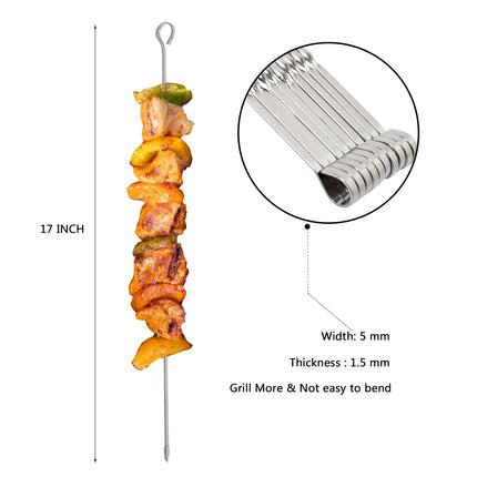 Asmoke BBQ Set (Includes Two Meat Claws, a Pellet Smoker Tube and Metal Skewers).