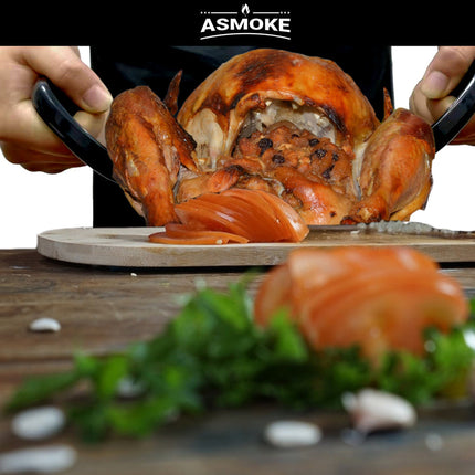 Asmoke BBQ Set (Includes Two Meat Claws, a Pellet Smoker Tube and Metal Skewers).