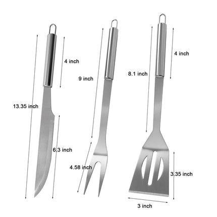 ASMOKE BBQ Tool Set of 6.