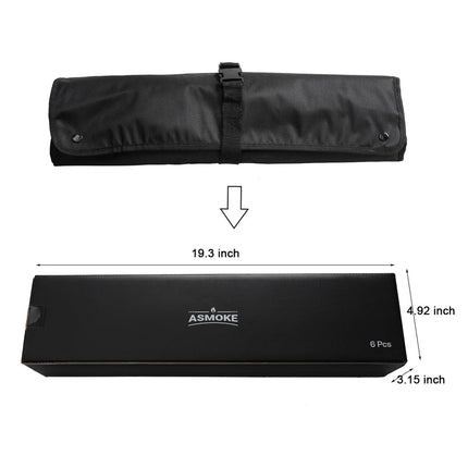 ASMOKE BBQ Tool Set of 6.