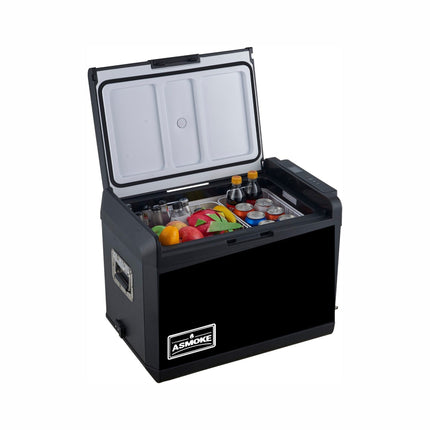 ASMOKE Essential Portable Wood Pellet Grill & 47L Mini Fridge Bundle + 5lb Apple Wood Pellets.