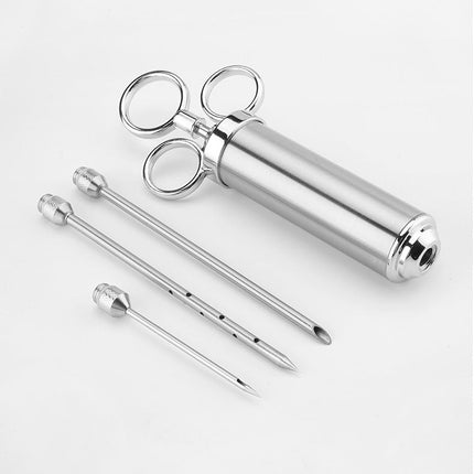 ASMOKE Stainless Steel Meat Injector Syringe Kit.