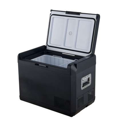 ASMOKE Premium Mini Fridge | 47L Compact Refrigerator with Roll-Bond Evaporator & Internal Light.
