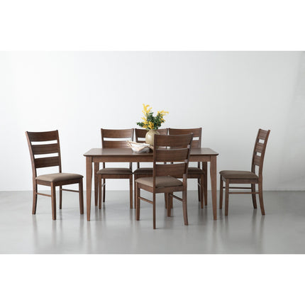 Allergo Dining Table 150cm Timber Dining Table - Cocoa.