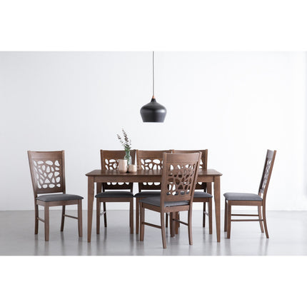 Allergo Dining Table 150cm Timber Dining Table - Cocoa.