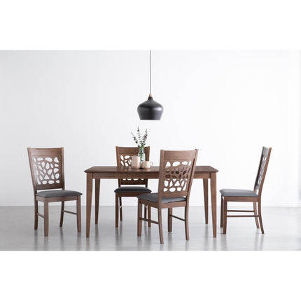 Allergo Dining Table 150cm Timber Dining Table - Cocoa.