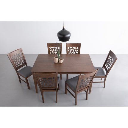 Allergo Dining Table 150cm Timber Dining Table - Cocoa.
