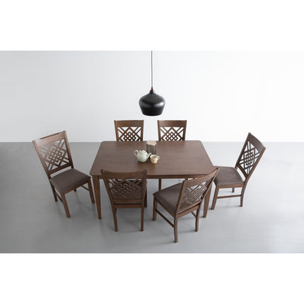 Allergo Dining Table 150cm Timber Dining Table - Cocoa.