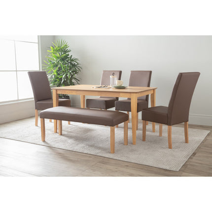 Allergo Dining Table 150cm Timber Dining Table - Natural.