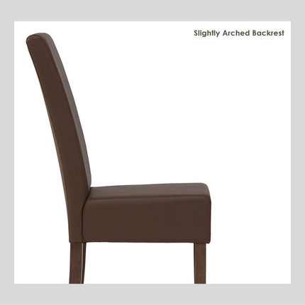 Mesi Dining Chair x2 - Natural Colour Legs Blue Colour Challis Fabric Upholstery.