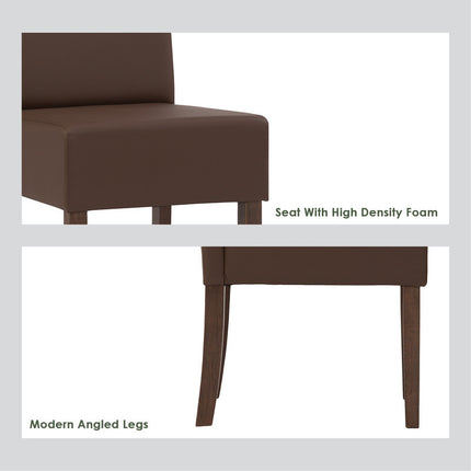 Mesi Dining Chair x2 - Natural Colour Legs Blue Colour Challis Fabric Upholstery.