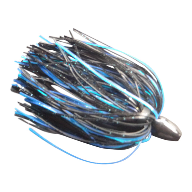 Vike 1/2 oz Skirted Microjig  in Black Blue.