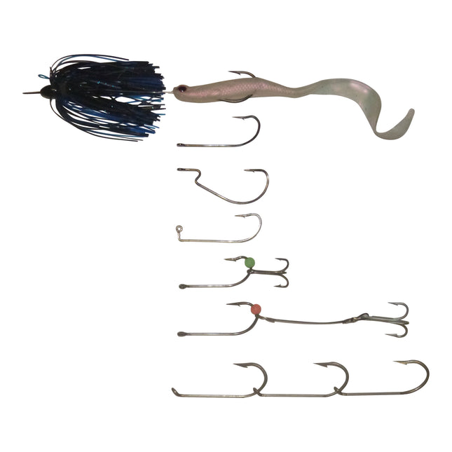 Vike 1/2 oz Skirted Microjig in Green Pumpkin.