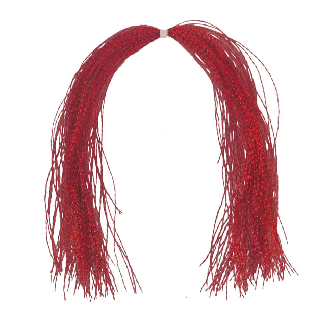 Artizan Krystal Flash Strands, Red, 3 pack.