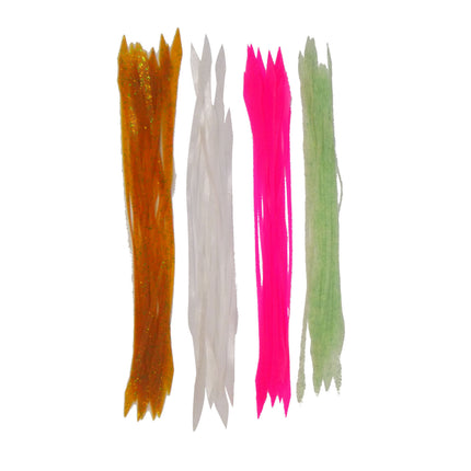 Artizan Silicon Lure Tails, Gold Shine, Pack of 20.