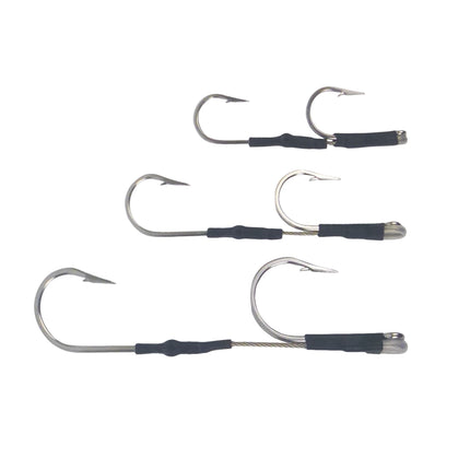 Swimerz Jigging & Trolling Hooks, Inline Double, 6/0, Qty 3.